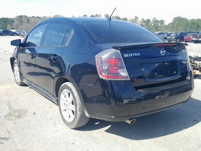 3N1AB6AP8BL653214 - 2011 NISSAN SENTRA 2.0 BLACK photo 3