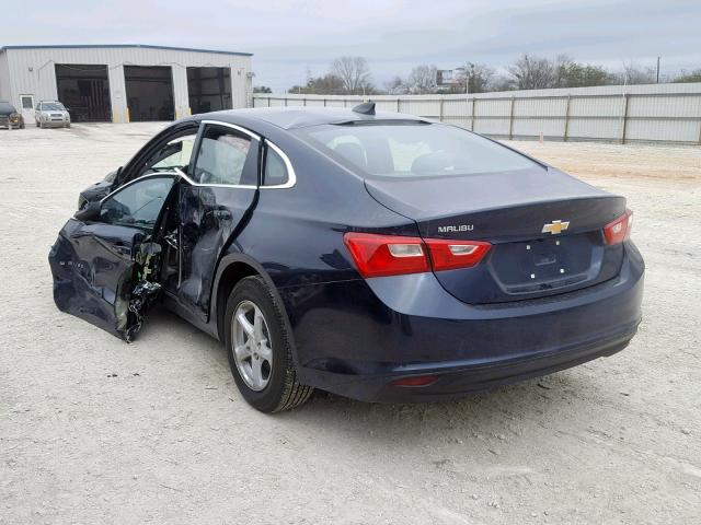 1G1ZB5ST8JF252835 - 2018 CHEVROLET MALIBU LS BLUE photo 3