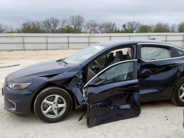 1G1ZB5ST8JF252835 - 2018 CHEVROLET MALIBU LS BLUE photo 9