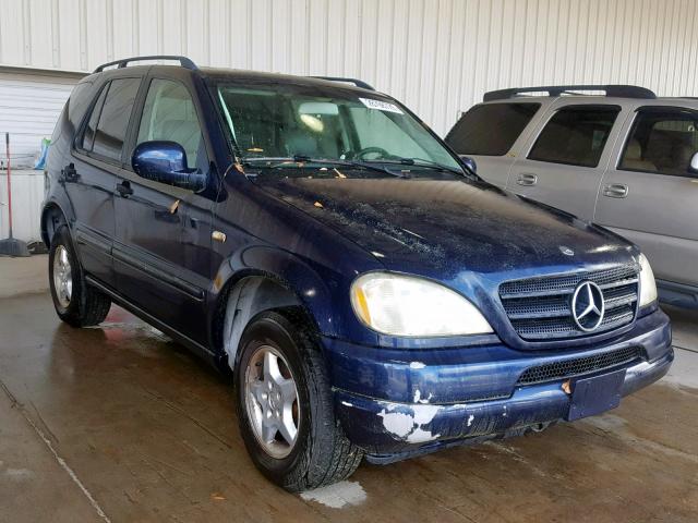 4JGAB54E7YA154479 - 2000 MERCEDES-BENZ ML 320 BLUE photo 1