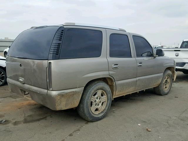 1GNEC13T83J131921 - 2003 CHEVROLET TAHOE C150 GOLD photo 4