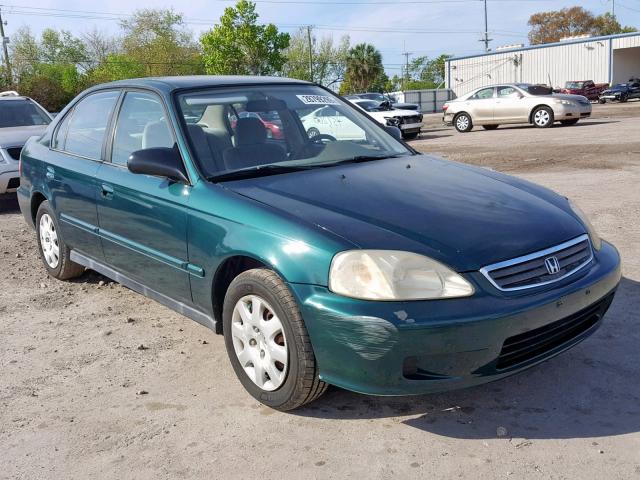 2HGEJ6615XH511121 - 1999 HONDA CIVIC BASE GREEN photo 1