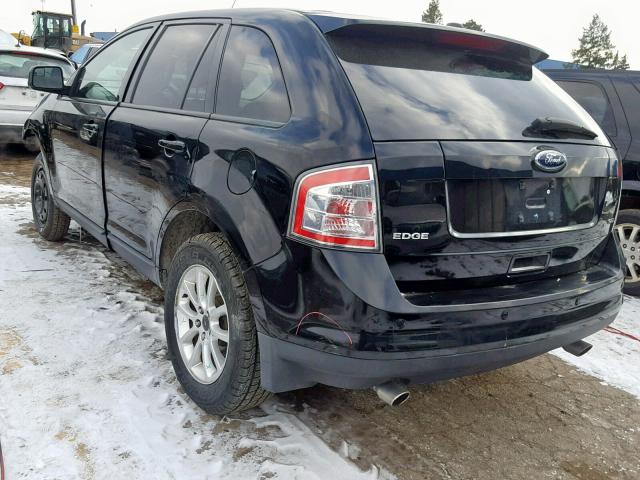 2FMDK38C29BA53284 - 2009 FORD EDGE SEL BLACK photo 3