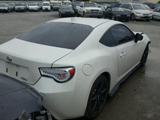 JF1ZNAA10G8701645 - 2016 TOYOTA SCION FR-S WHITE photo 4