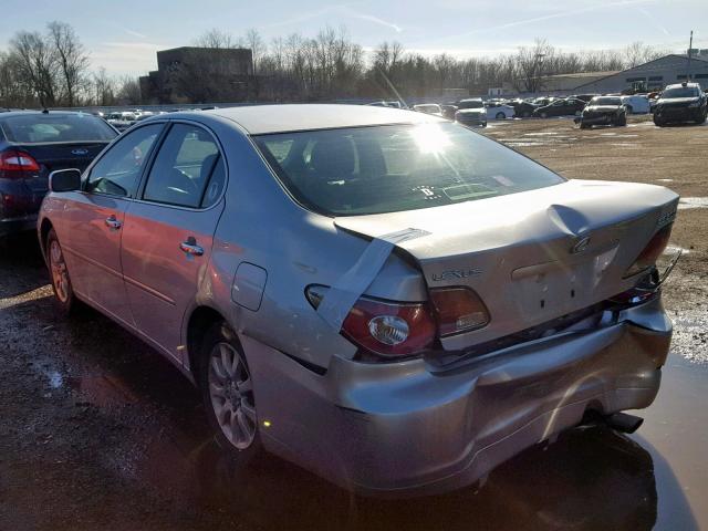 JTHBF30G130099145 - 2003 LEXUS ES 300 SILVER photo 3