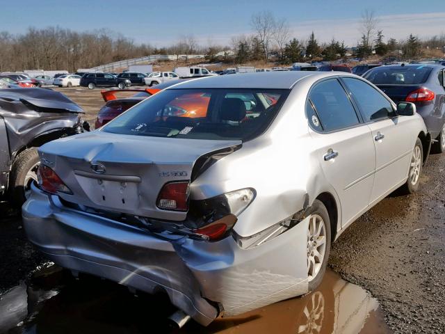 JTHBF30G130099145 - 2003 LEXUS ES 300 SILVER photo 4