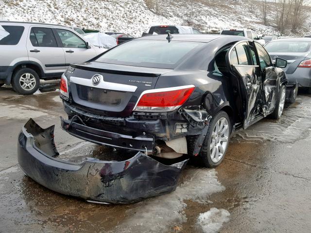 1G4GE5GV5AF256238 - 2010 BUICK LACROSSE C BLACK photo 4