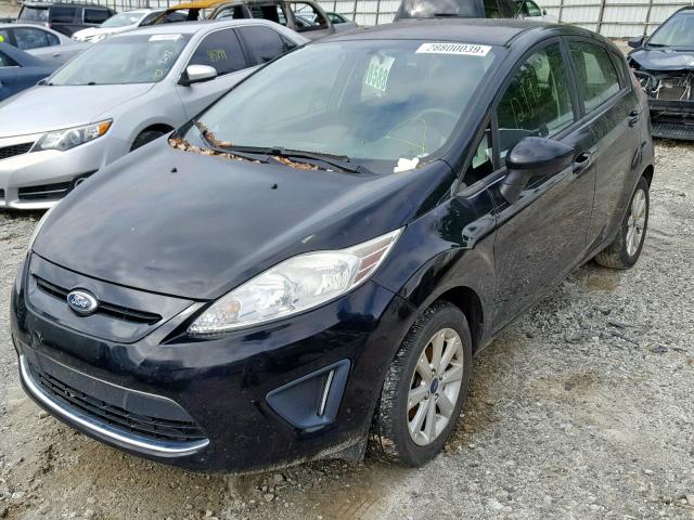 3FADP4EJ3CM137026 - 2012 FORD FIESTA SE BLACK photo 2