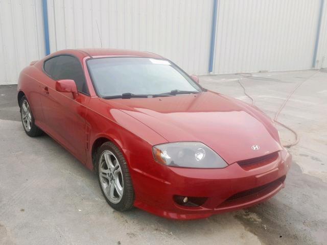 KMHHN65F76U230314 - 2006 HYUNDAI TIBURON GT RED photo 1