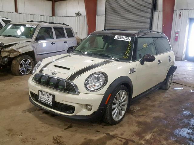 WMWZG3C54DT575926 - 2013 MINI COOPER S C WHITE photo 2