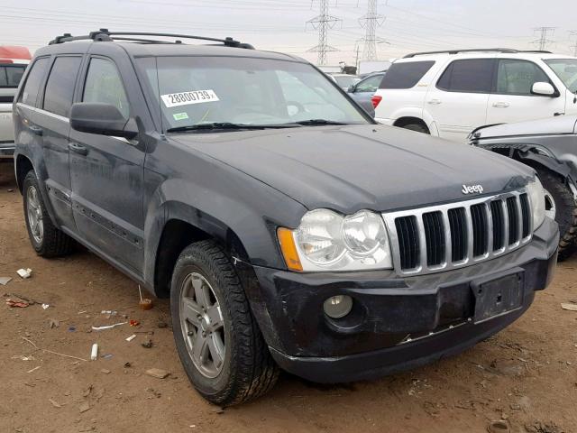 1J8HR58235C527959 - 2005 JEEP GRAND CHER BLACK photo 1