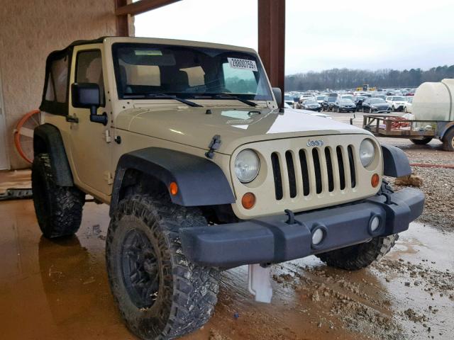 1J4AA2D16BL588160 - 2011 JEEP WRANGLER S TAN photo 1