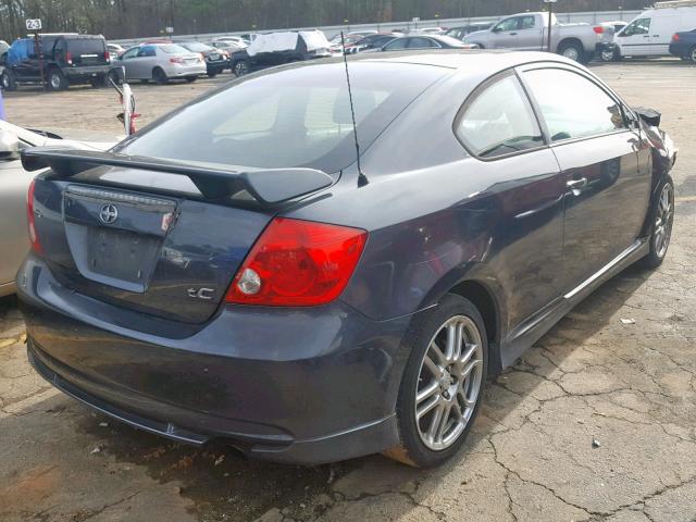 JTKDE177070149670 - 2007 TOYOTA SCION TC ნაცრისფერი ფოტო 4