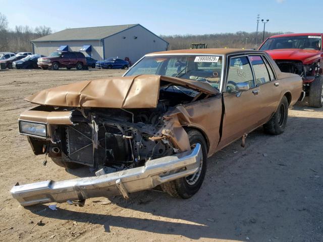 1G1BL5162JR197291 - 1988 CHEVROLET CAPRICE BROWN photo 2