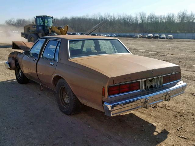 1G1BL5162JR197291 - 1988 CHEVROLET CAPRICE BROWN photo 3