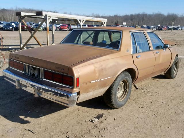 1G1BL5162JR197291 - 1988 CHEVROLET CAPRICE BROWN photo 4