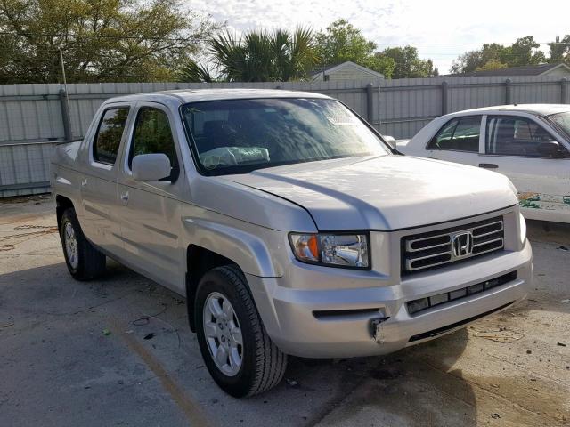 2HJYK165X6H529946 - 2006 HONDA RIDGELINE SILVER photo 1