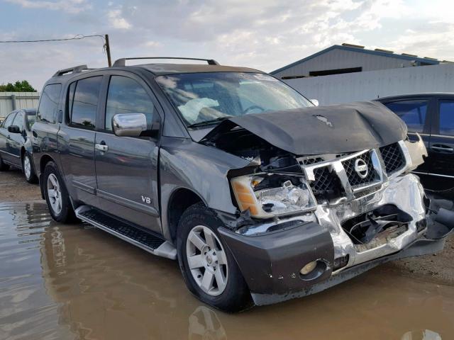 5N1AA08A25N738600 - 2005 NISSAN ARMADA SE GRAY photo 1