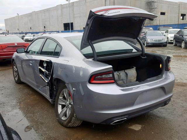 2C3CDXHG9GH276425 - 2016 DODGE CHARGER SX GRAY photo 3