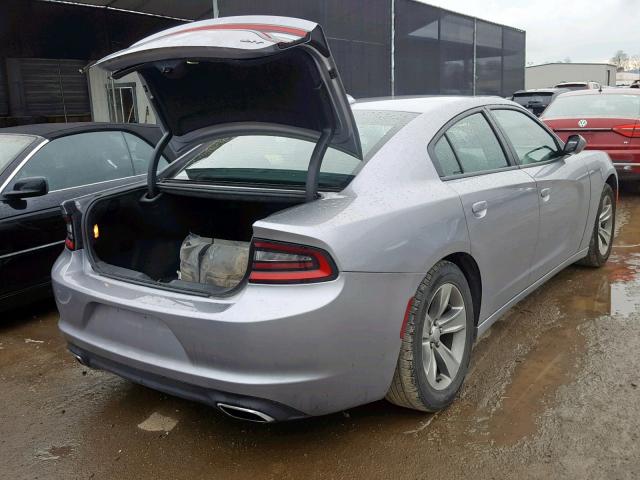 2C3CDXHG9GH276425 - 2016 DODGE CHARGER SX GRAY photo 4