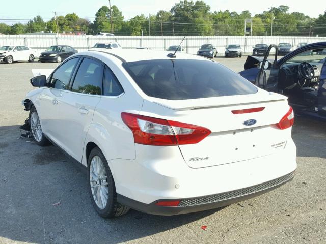 1FADP3J22EL117363 - 2014 FORD FOCUS TITA WHITE photo 3