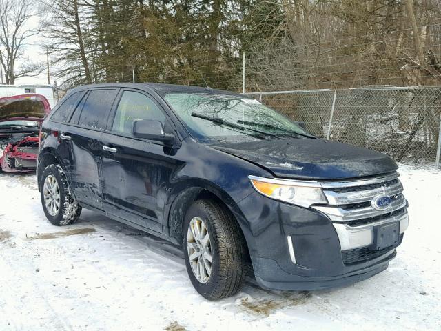 2FMDK4JC5BBA45976 - 2011 FORD EDGE SEL BLACK photo 1