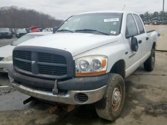3D7KS28D86G104316 - 2006 DODGE RAM 2500 S თეთრი ფოტო 2