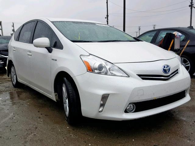 JTDZN3EU0E3338865 - 2014 TOYOTA PRIUS V WHITE photo 1