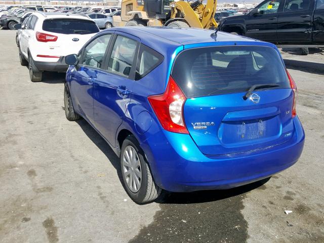 3N1CE2CPXFL375282 - 2015 NISSAN VERSA NOTE BLUE photo 3