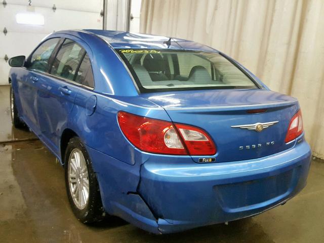 1C3LC56K28N112473 - 2008 CHRYSLER SEBRING TO BLUE photo 3