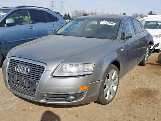 WAUDH74FX6N125002 - 2006 AUDI A6 3.2 QUA GRAY photo 2