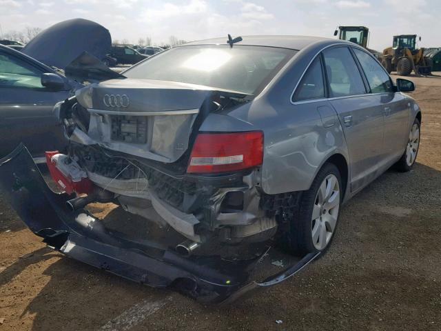 WAUDH74FX6N125002 - 2006 AUDI A6 3.2 QUA GRAY photo 4