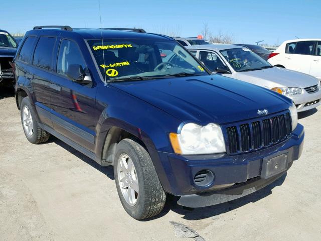 1J4GR48KX5C665781 - 2005 JEEP GRAND CHER BLUE photo 1