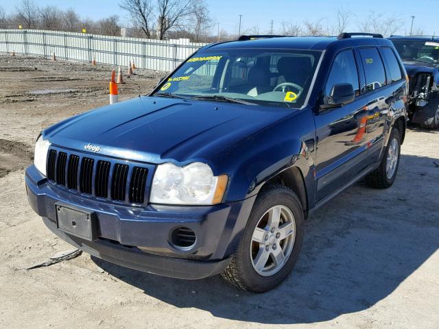 1J4GR48KX5C665781 - 2005 JEEP GRAND CHER BLUE photo 2