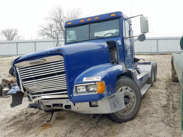 1FUYDSEB8VP749696 - 1997 FREIGHTLINER CONVENTION BLUE photo 2