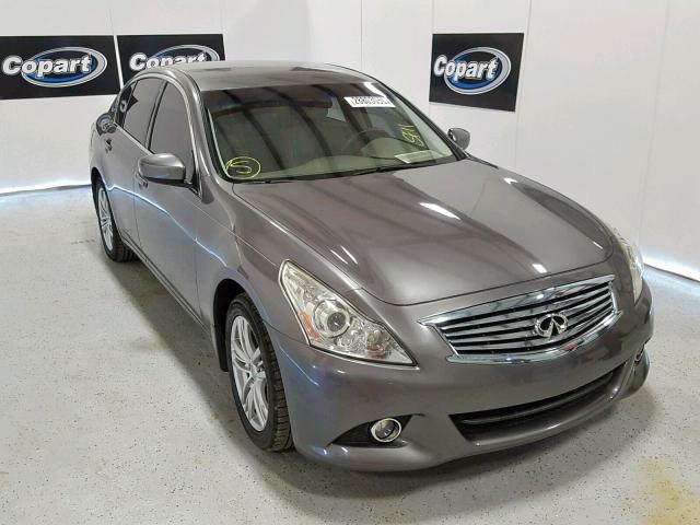 JN1DV6APXBM600105 - 2011 INFINITI G25 BASE GRAY photo 1