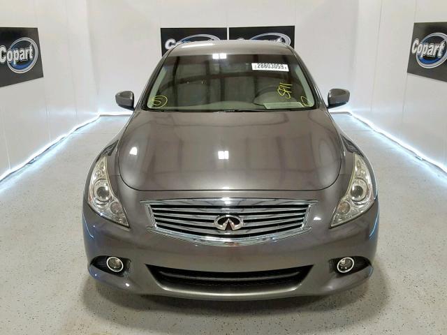 JN1DV6APXBM600105 - 2011 INFINITI G25 BASE GRAY photo 9