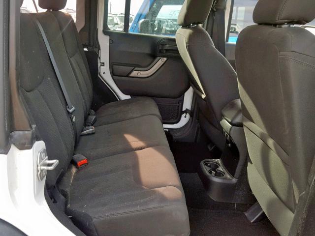 1C4BJWDG7GL334437 - 2016 JEEP WRANGLER U WHITE photo 6