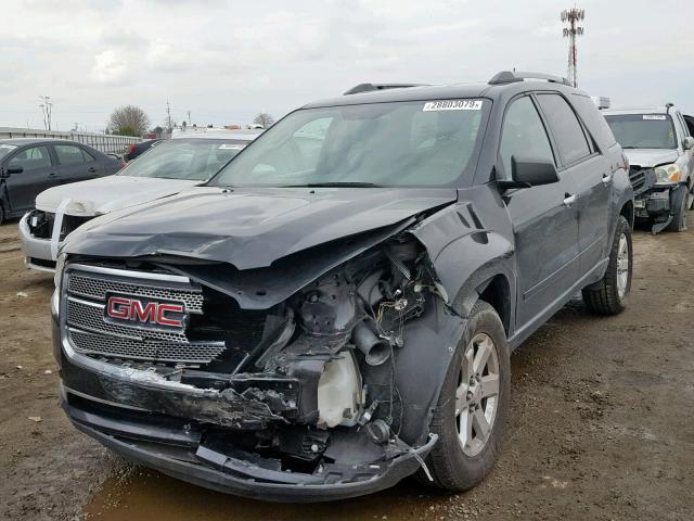 1GKKRPKDXEJ219884 - 2014 GMC ACADIA SLE GRAY photo 2