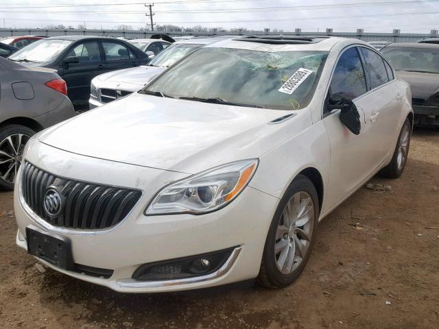 2G4GK5EX9E9209029 - 2014 BUICK REGAL WHITE photo 2