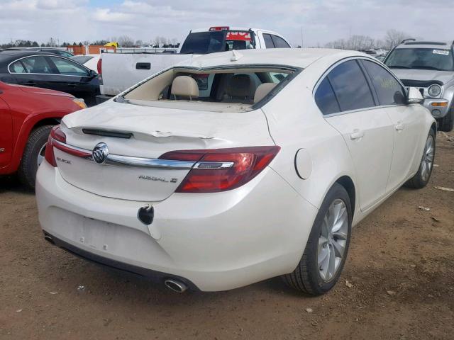 2G4GK5EX9E9209029 - 2014 BUICK REGAL WHITE photo 4