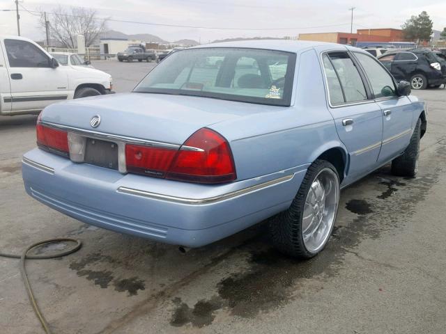 2MEFM75W4XX713711 - 1999 MERCURY GRAND MARQ BLUE photo 4