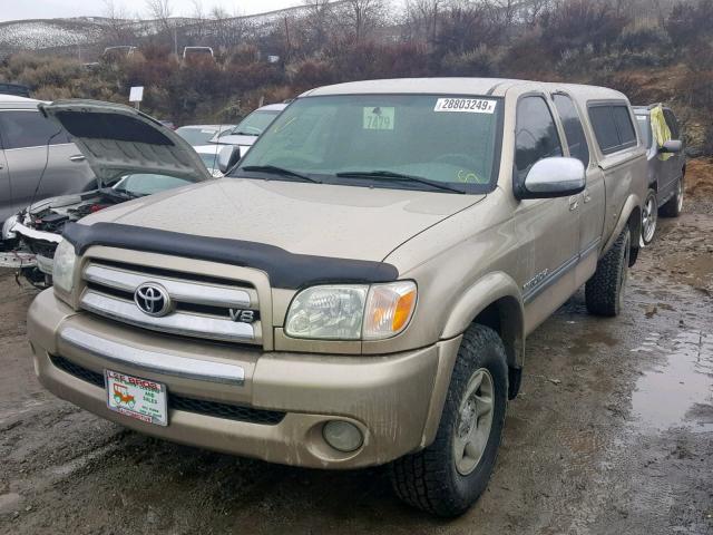 5TBBT44155S458561 - 2005 TOYOTA TUNDRA ACC GOLD photo 2