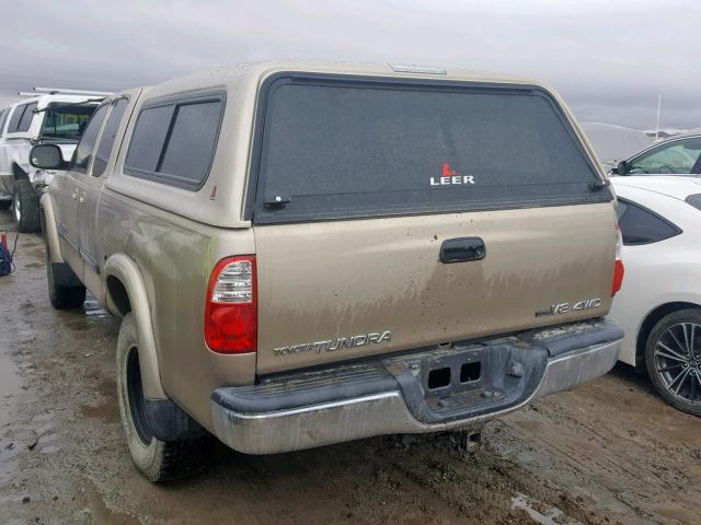 5TBBT44155S458561 - 2005 TOYOTA TUNDRA ACC GOLD photo 3