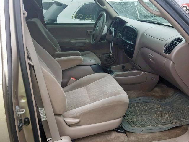 5TBBT44155S458561 - 2005 TOYOTA TUNDRA ACC GOLD photo 5