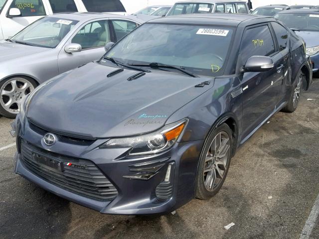 JTKJF5C79E3067445 - 2014 TOYOTA SCION TC GRAY photo 2