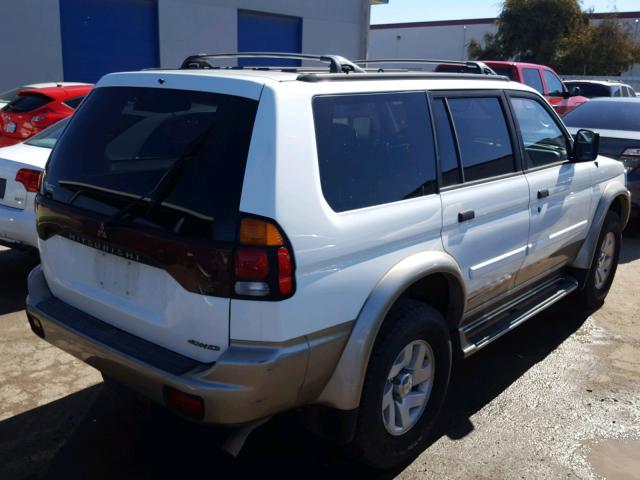 JA4MT31H4YP819007 - 2000 MITSUBISHI MONTERO SP WHITE photo 4