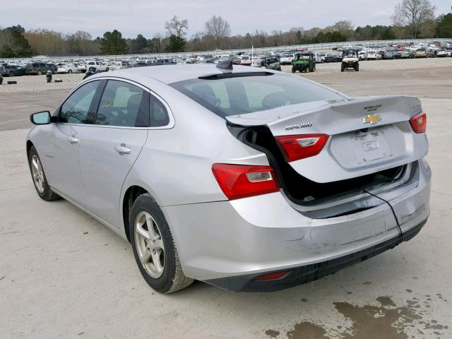 1G1ZB5ST7HF108333 - 2017 CHEVROLET MALIBU LS SILVER photo 3