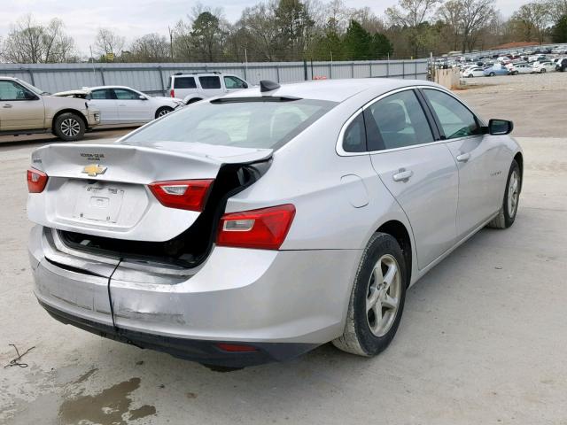 1G1ZB5ST7HF108333 - 2017 CHEVROLET MALIBU LS SILVER photo 4