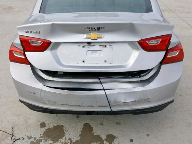 1G1ZB5ST7HF108333 - 2017 CHEVROLET MALIBU LS SILVER photo 9